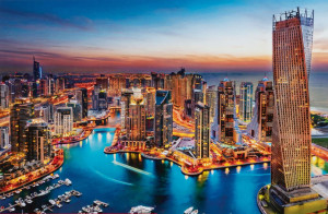 Clementoni-Puzzle 1500 Teile: Die Marina von Dubai