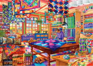 Eurographics-Puzzle 1000 Teile: Der Quilt- Workshop