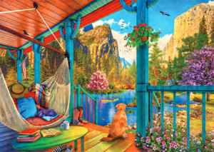 Eurographics-Puzzle 500 Teile: Hängematte mit Aussicht