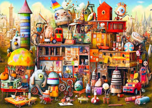 Eurographics-Puzzle 500 Teile: Misfit Toys by Ray Powers