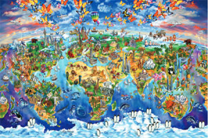 Eurographics-Puzzle 5000 Teile: Berühmte Weltwunder