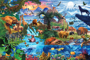 Eurographics-Puzzle 5000 Teile: Tiere der Welt