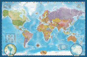 Eurographics-Puzzle 5000 Teile: Politische Weltkarte