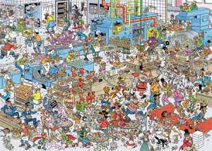 Jumbo-Puzzle 1000 Teile: Jan van Haasteren|Die Bäckerei (1000)