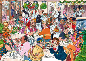 Jumbo-Puzzle 1000 Teile: Wasgij|Mystery 26: Date Night