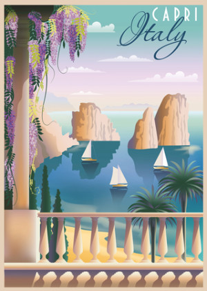 Postcard from Capri, Italy