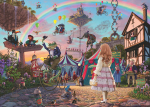 Ravensburger-Puzzle 1000 Teile: Der verzauberte Zirkus