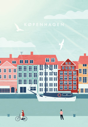 Ravensburger-Puzzle 300 Teile: City Kopenhagen