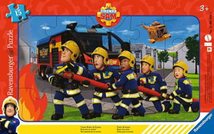 Ravensburger-Puzzle 15 Teile: Feuerwehrmann Sam - Unsere Retter im Einsatz