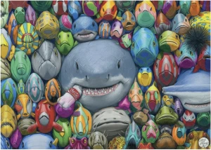 Dinotoys-Puzzle 1000 Teile: Bunte Fische
