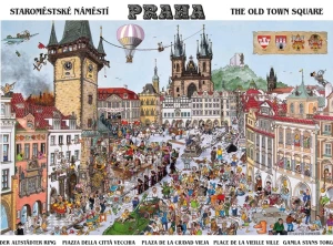 Dinotoys-Puzzle 1000 Teile: Der Altstädter Ring, Prag