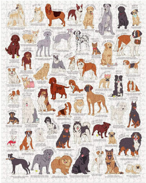 Ridleys Games-Puzzle 1000 Teile: Für Hunde - Liebhaber