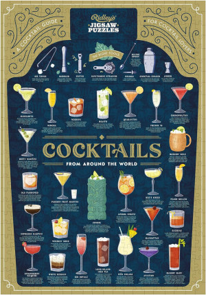 Ridleys Games-Puzzle 500 Teile: Für Cocktail - Liebhaber