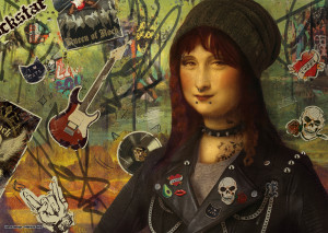 Schmidt-Spiele-Puzzle 1000 Teile: Mona Lisa Modern