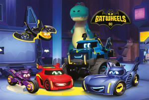 Schmidt-Spiele-Puzzle 60 Teile: Bam, Batwing, Bibi, Buff und Redbird in der Bathöhle