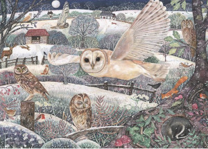Otter House-Puzzle 1000 Teile: Der Eulenflug