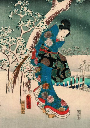 Hiroshige - Tale of Genji, Kunisada