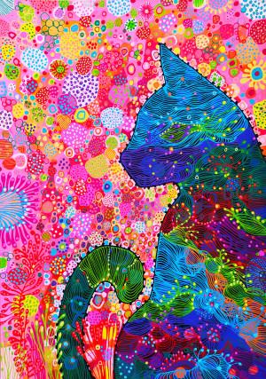 Enjoy Puzzle-Puzzle 3000 Teile: Challenge - Katzenumriss (3000)