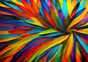 Bunte Federn