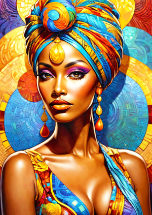 Enjoy Puzzle-Puzzle 1000 Teile: Afrikanische Schönheit