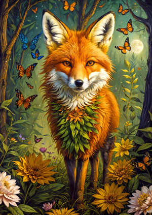 Enjoy Puzzle-Puzzle 1000 Teile: Verzauberter Fuchs