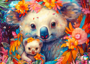 Enjoy Puzzle-Puzzle 1000 Teile: Challenge - Süße Koalas (1000)