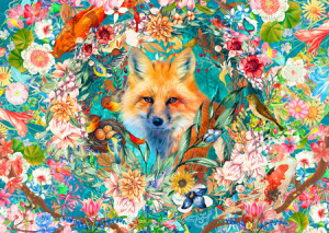 Floraler Fuchs