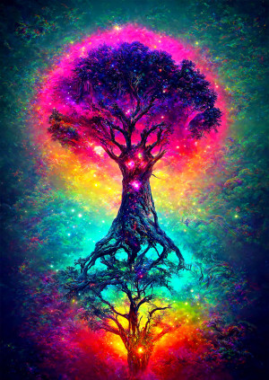 Enjoy Puzzle-Puzzle 1000 Teile: Baum des Universums