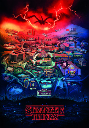 Clementoni-Puzzle 300 Teile: Stranger Things Poster
