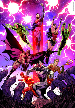 Clementoni-Puzzle 1000 Teile: DC Comics Helden