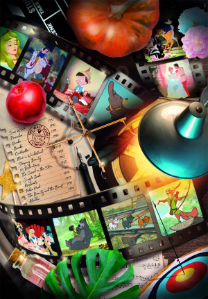 Clementoni-Puzzle 1000 Teile: Disney Classic Movies