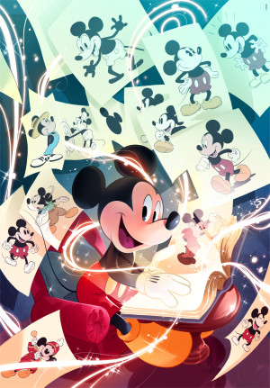 Clementoni-Puzzle 1000 Teile: Disney Micky Maus