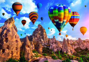 Clementoni-Puzzle 1000 Teile: Ballons in Kappadokien