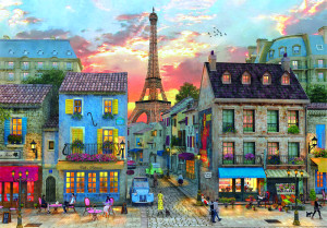 Clementoni-Puzzle 1000 Teile: Straßen von Paris