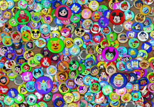 Clementoni-Puzzle 1000 Teile: Das unmögliche Puzzle - Disney emoji Classic