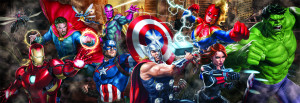 Clementoni-Puzzle 1000 Teile: Marvel Avengers - Die Superhelden Kollage
