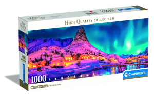 Clementoni-Puzzle 1000 Teile: Die Lofoten bei Nacht