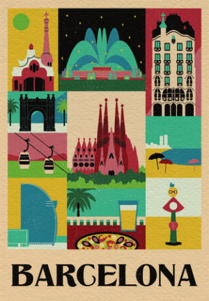 Barcelona Kollage