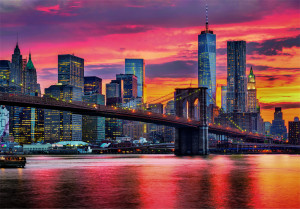 Clementoni-Puzzle 1500 Teile: East River im Morgengrauen