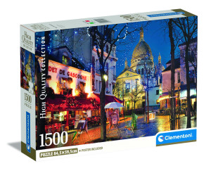 Clementoni-Puzzle 1500 Teile: Paris Montmartre