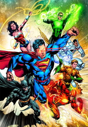 Clementoni-Puzzle 500 Teile: DC Comics - Das Superheldenteam