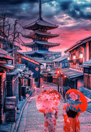 Abends in Kyoto