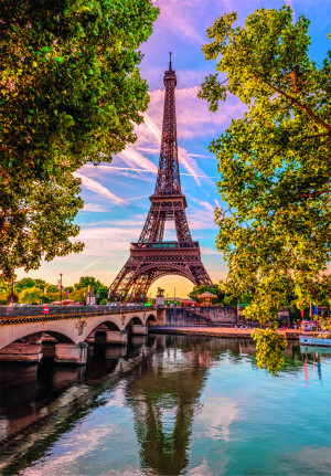 Clementoni-Puzzle 500 Teile: Entlang der Seine