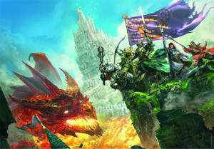 Clementoni-Puzzle 500 Teile: Dungeons & Dragons Charaktere