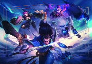 Clementoni-Puzzle 500 Teile: League of Legends Charaktere