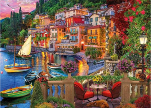 Gibsons-Puzzle 1000 Teile: Urlaub am Comer See
