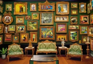 In der Kunstgalerie