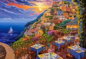 Castorland-Puzzle 1500 Teile: Romantischer Abend in Positano
