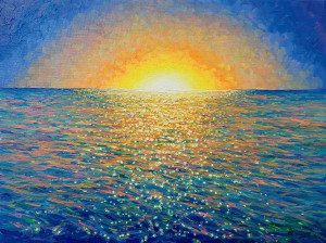 JHG Jigsaws-Puzzle 1000 Teile: Sonnenaufgang am Horizont
