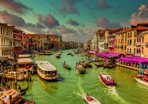 JHG Jigsaws-Puzzle 1000 Teile: Belebter Canale Grande, Venedig